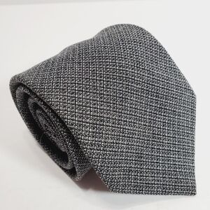 Perry Ellis Portfolio Gray Geometric Men's Designer Viscose Necktie 55x3.5"